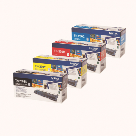 Brother TN230 Toner CartridgeMulti-Pack - Black, Cyan, Magenta, Yellow (BA810618) 